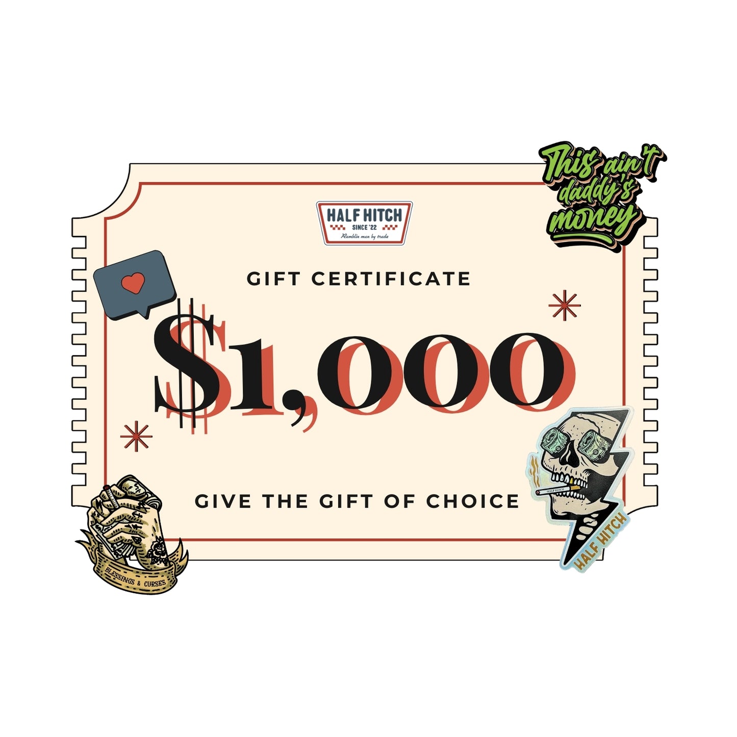 Half Hitch Gift Certificate