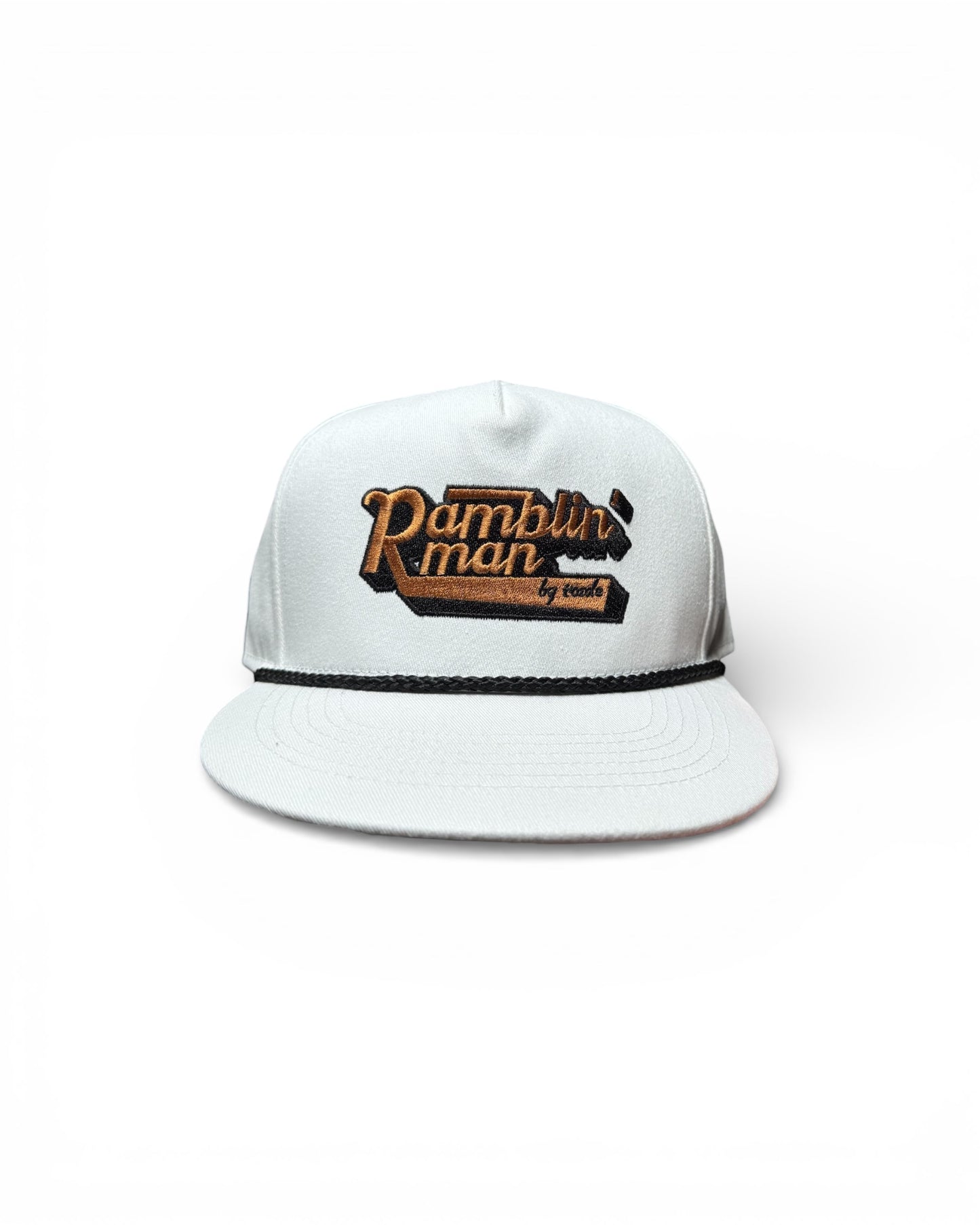White Ramblin Man Rope Hat