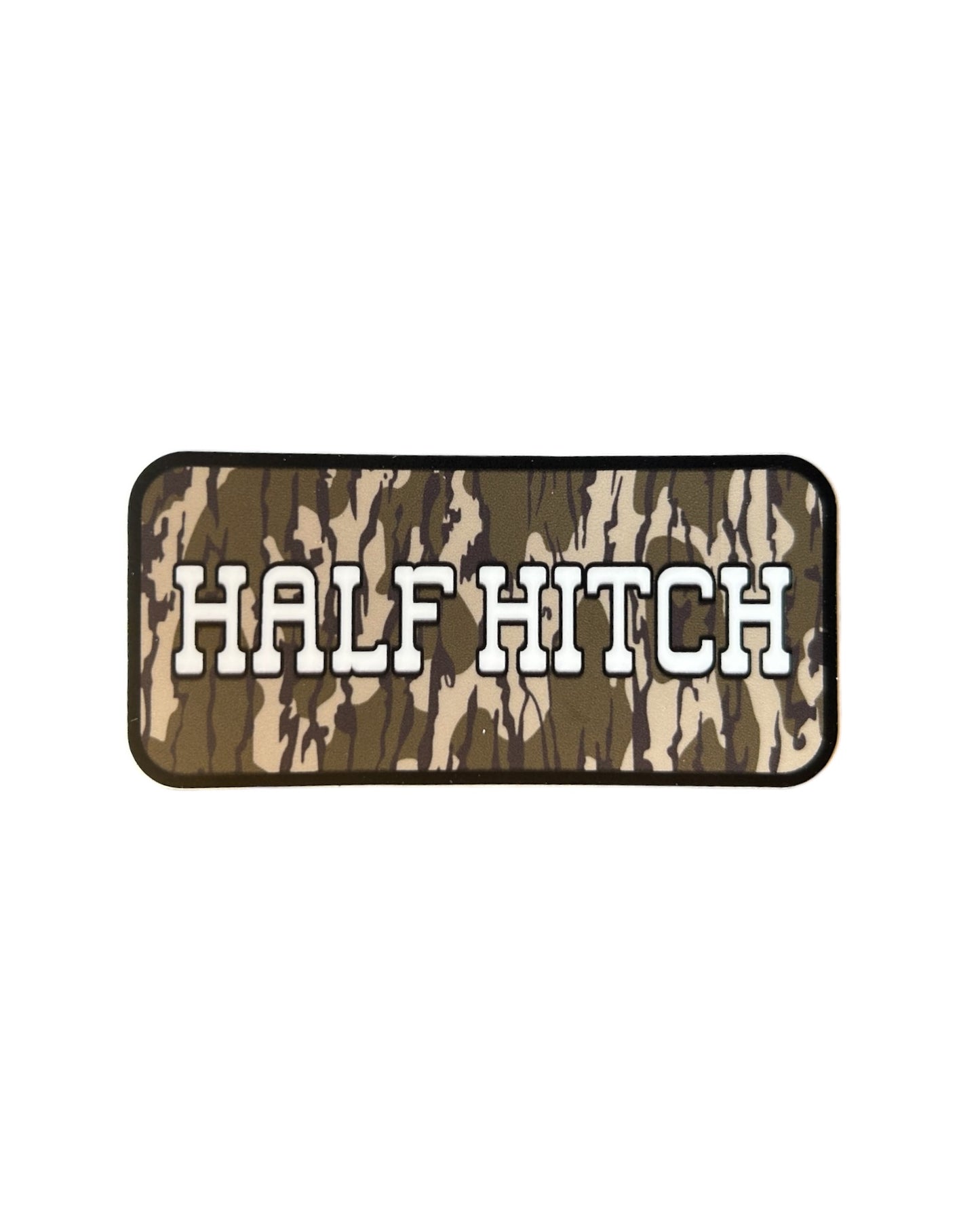Bottomland Camo Half Hitch Sticker