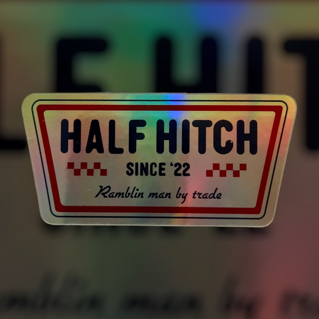 Vintage logo sticker – Half-Hitch-Line-Co