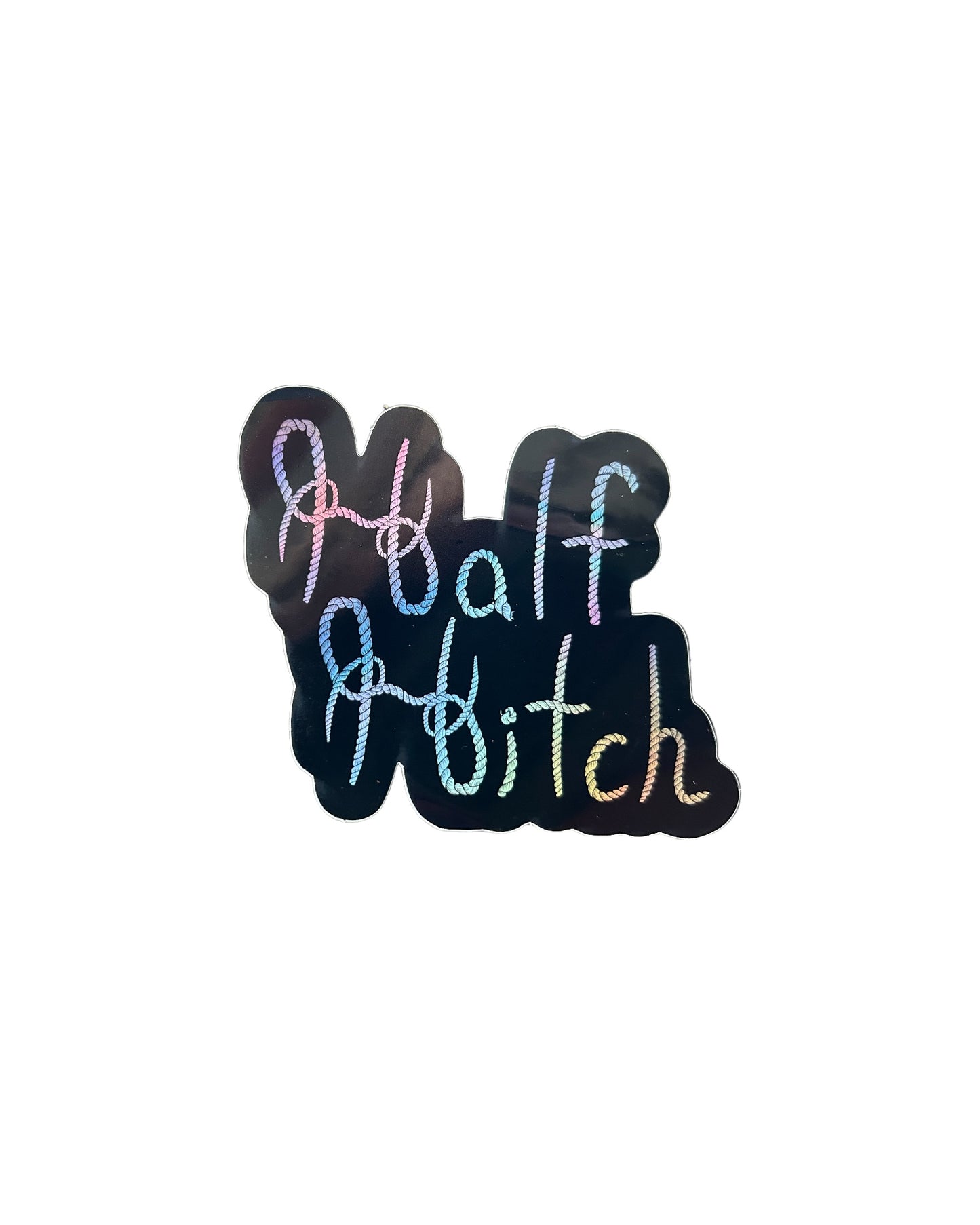 Half Hitch Holographic Stickers