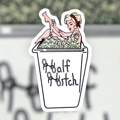 Money Bucket Sticker