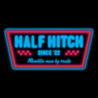 Neon logo sticker
