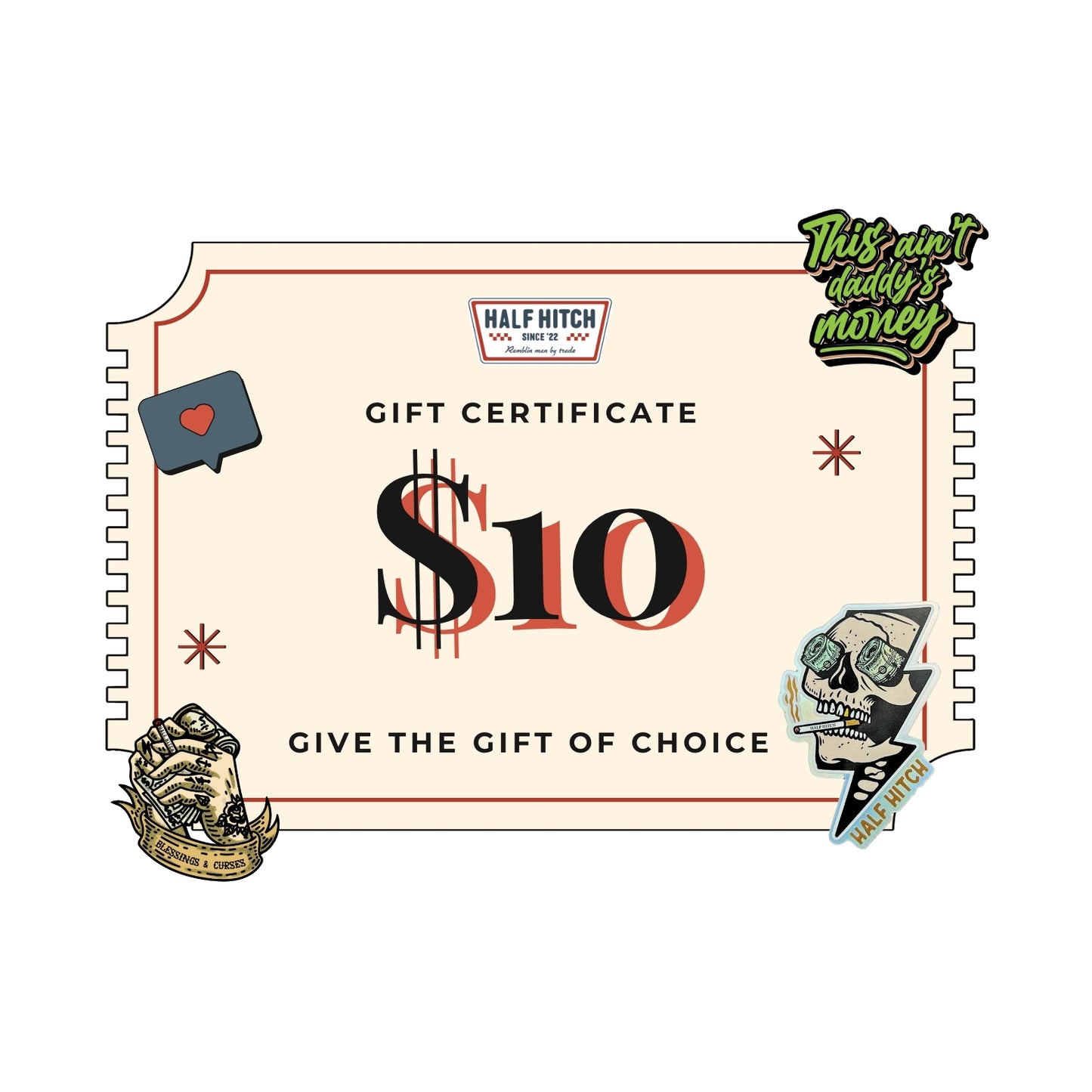 Half Hitch Gift Certificate