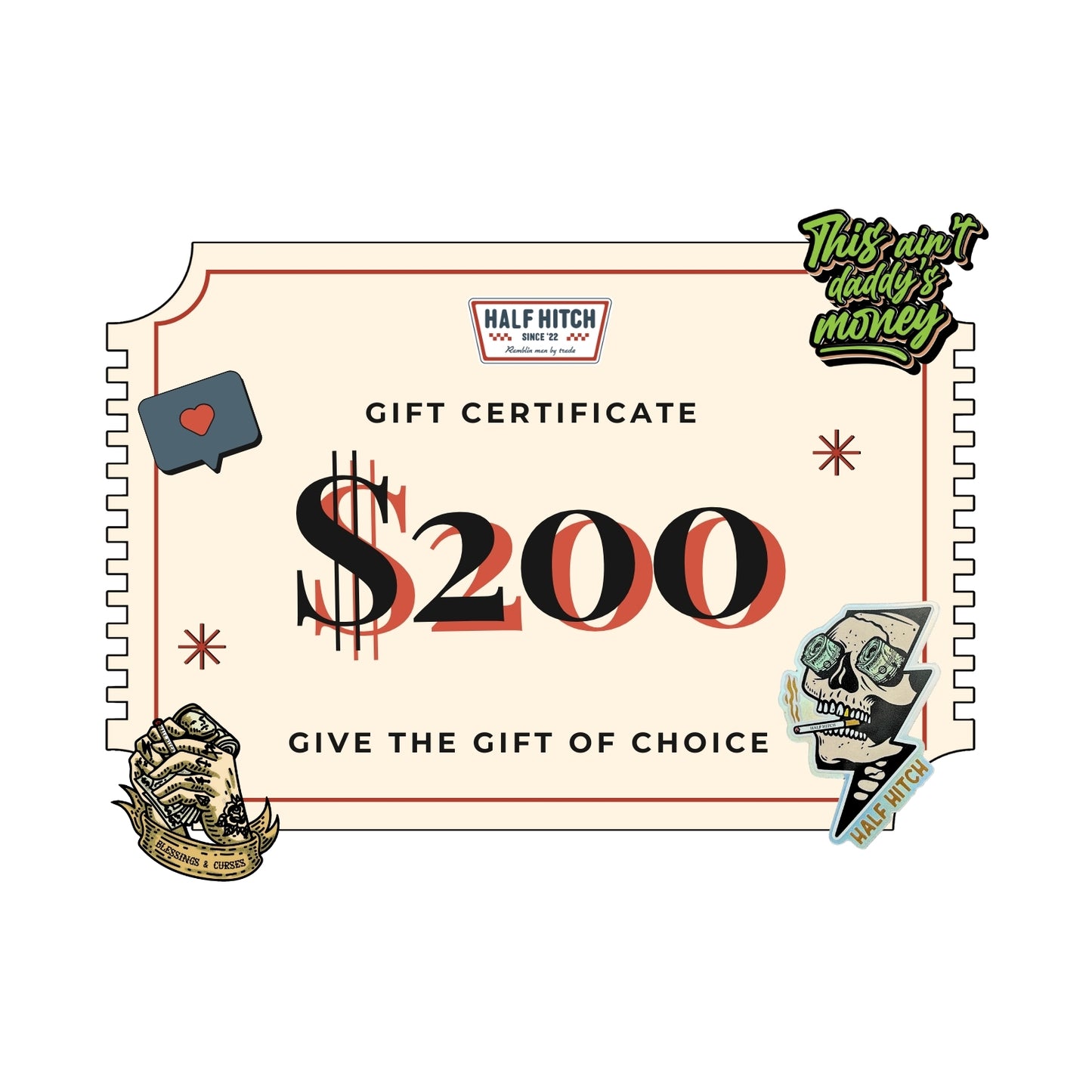 Half Hitch Gift Certificate