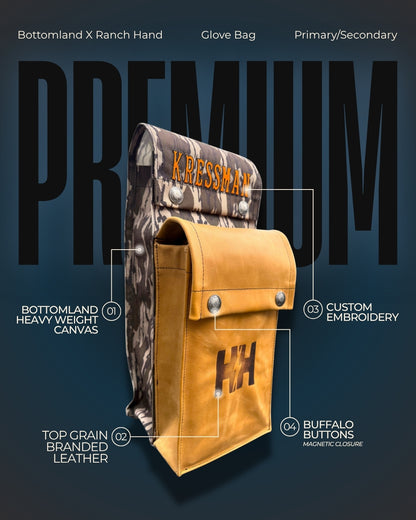 Bottomland X Ranch Hand Primary/Secondary Glove Bag