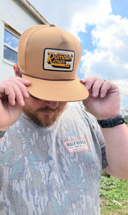 Brown Ramblin Man Rope Hat