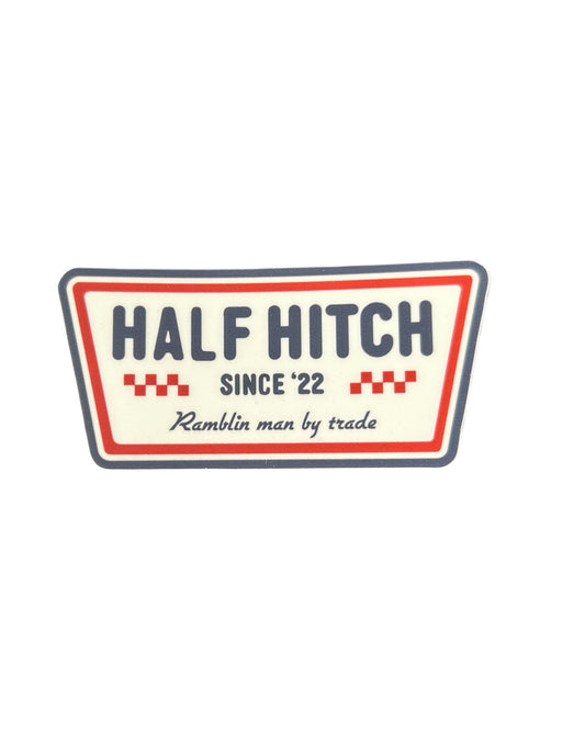 Vintage Half Hitch Sticker