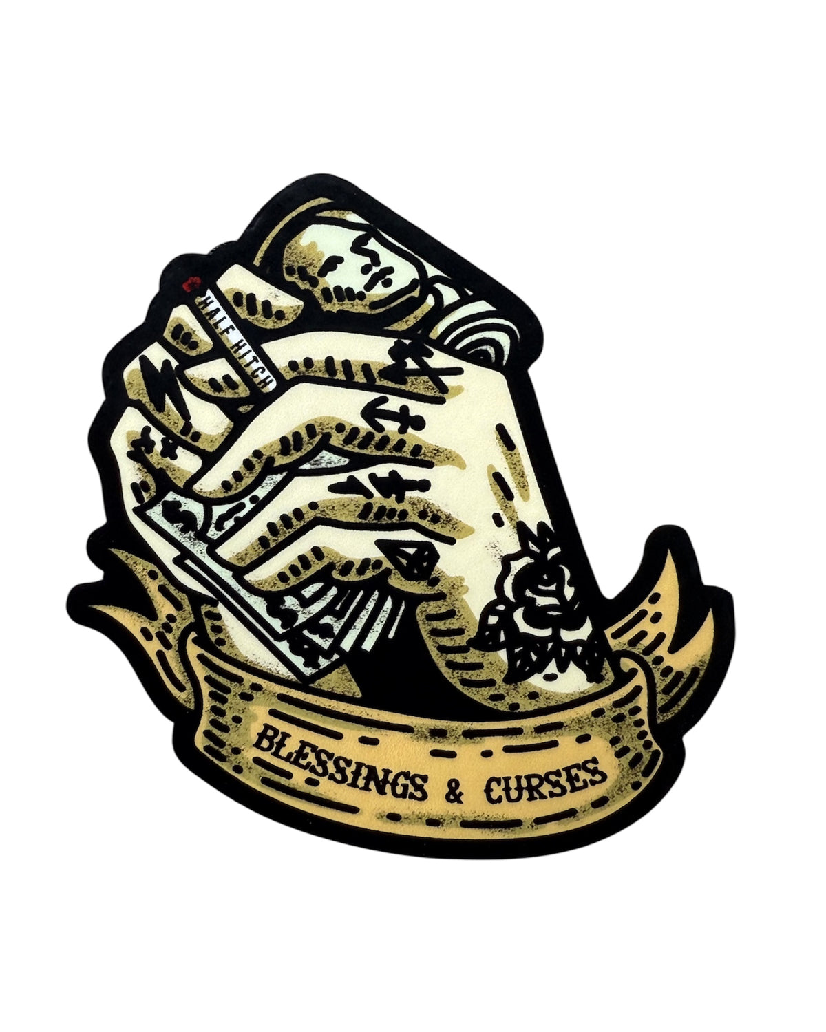 Blessing Ear Sticker Blessings & Curses Sticker – Half Hitch